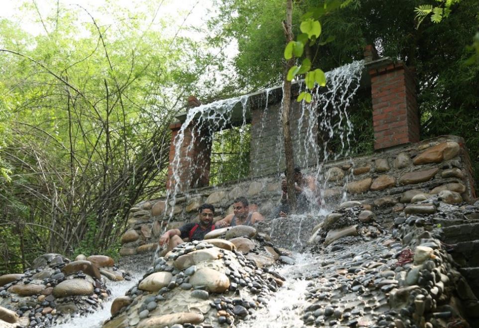 Artificial waterfall-Orsang Campsite, Gujarat